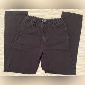 Boys Place navy twill chino pants